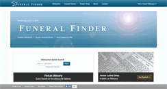 Desktop Screenshot of funeralfinder.com