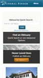 Mobile Screenshot of funeralfinder.com